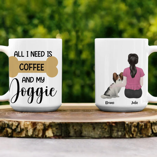 Coffee & Doggie | Ceramic Mug for Woman